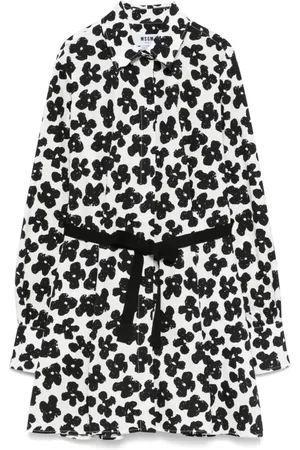 Msgm Short Dresses, female, , S, Dress with Button Fastening