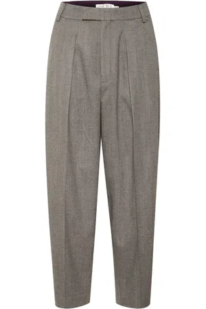 INWEAR Wide Trousers, female, , L, Pleated Pant Puce Classic Style
