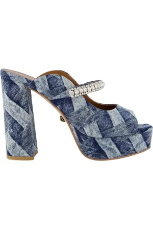 Kurt Geiger Heeled Mules, female, , 6 UK, Duke Platform High Heel Sandals