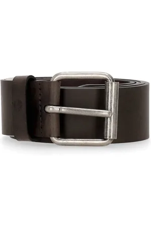 Timberland Belts, male, , M, Dark Leather Roller Buckle Belt
