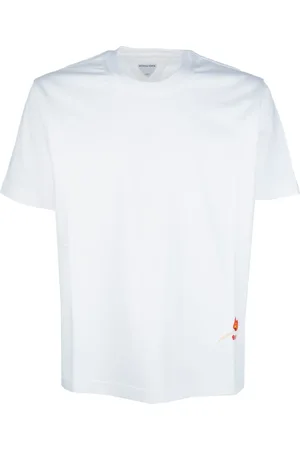 Bottega Veneta T-Shirts, male, , M, Casual Cotton T-Shirt for Men