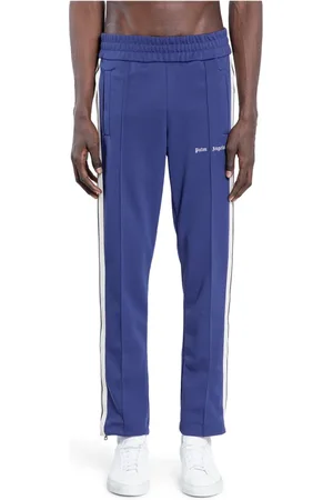 Palm Angels Sweatpants, male, , L, Logo Track Trousers Navy