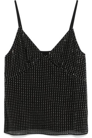 Michael Kors Sleeveless Tops, female, , L, Rhinestone Cami Top Blouse
