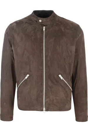 DFOUR Leather Jackets, male, , M, Leather Jacket with Metal Pockets