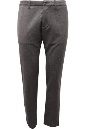 Nine In The Morning Chinos, male, , L, Easy Wool Blend Trousers Made in Italy