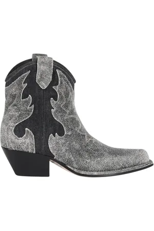 vic matiè Cowboy Boots, female, , 7 UK, Vintage Western Style Leather Boots