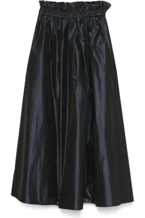 HERNO Maxi Skirts, female, , S, Iridescent Sports Skirt with Elastic Waist