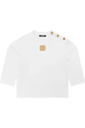 Balmain T-Shirts, unisex, , 8 Y, Abstract Logo Sweatshirt in