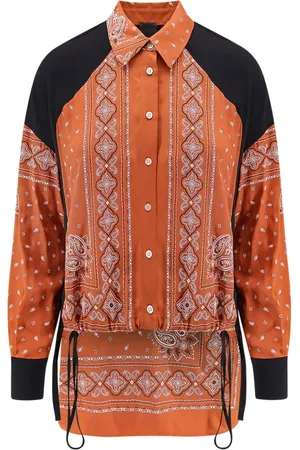 Pinko Button-Up Shirt Asymmetric Hem