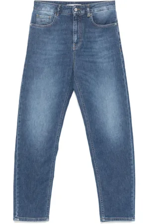 sartoria tramarossa Navy Classic Five-Pocket Jeans
