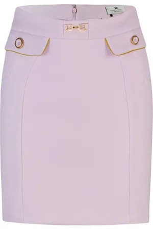Elisabetta Franchi Short Skirts, female, , M, Skirt Slim Fit Logo Detail