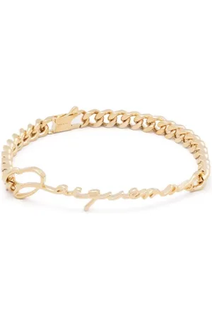 Jacquemus Bracelets, female, , ONE SIZE, Golden Chain-link Clasp Necklace