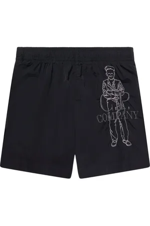C.P. Company Swimming Trunks, male, , 6 Y, Logo Swim Shorts for Boys