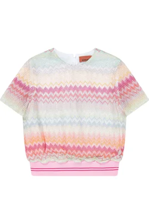 Missoni Blouses, female, , 4 Y, Zigzag Multicolour Girls Top