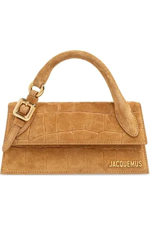 Jacquemus Foldover Camel Bag with Detachable Strap