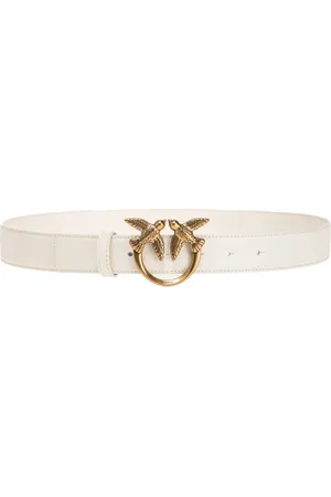 Pinko Belts, female, , M, Love Berry H3 Belt in Leather