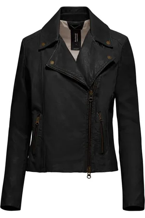 Bomboogie Leather Jackets, female, , S, Leather Biker Jacket