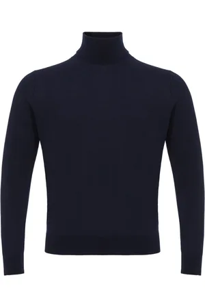 COLOMBO Navy Cashmere Silk Jumper
