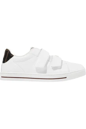 Fendi Sneakers, unisex, , 30 EU, Leather Velcro Strap Trainers
