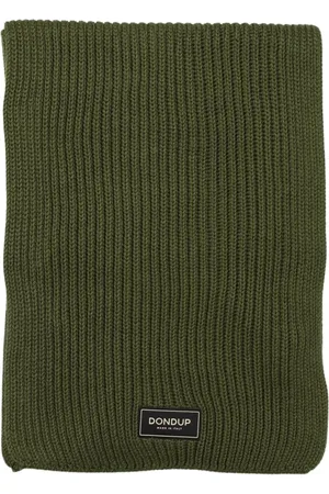 Dondup Wool Logo Scarf