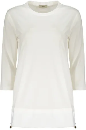 HERNO Long Sleeve Tops, female, , 2XL, Adjustable Drawstring Hem Long Sleeve Top