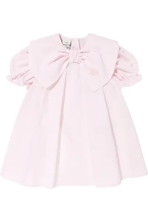 Fendi Dresses, female, , 18 M, Striped Bow Dress for Baby Girls