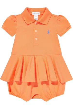 Ralph Lauren Sets, female, , 6 M, Baby Girls Peplum Romper in