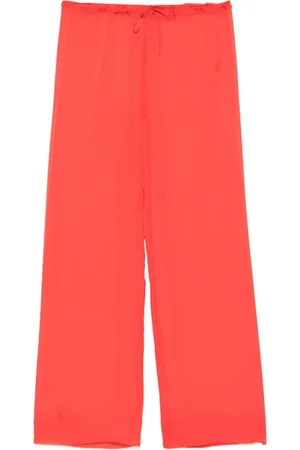 Paloma Wool Brick Drawstring Wool Trousers
