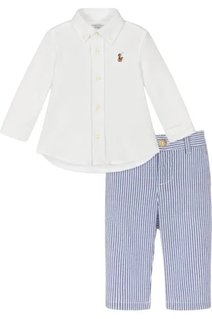 Ralph Lauren Baby Boys Trouser Set in Blue