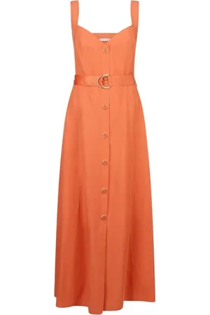 Liu Jo Maxi Dresses, female, , L, Linen dress with belt