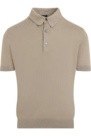 Ermenegildo Zegna Polo Shirts, male, , 2XL, Neutral T-Shirt for Casual Outings