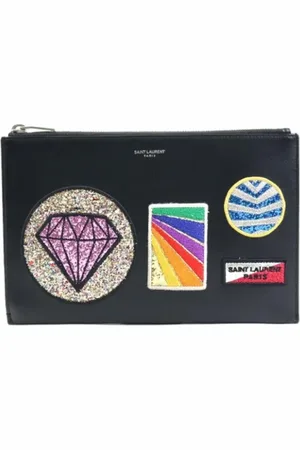 Saint Laurent Pre-owned Clutches, unisex, , ONE SIZE, Pre-owned Leather saint-laurent-bags