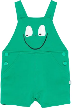Stella McCartney Jumpsuits, male, , 9 M, Frog Dungarees in