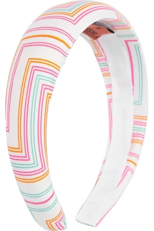Missoni Hair Accessories, female, , ONE SIZE, White Patterned Headband for Girls