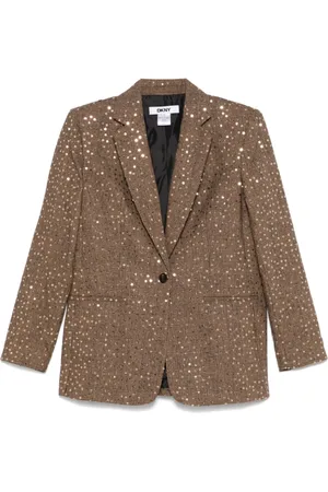 DKNY Blazers, female, , M, Multicolour Casual Blazer with Sequin