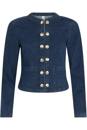 Liu Jo Denim Jacket with Jewel Chain