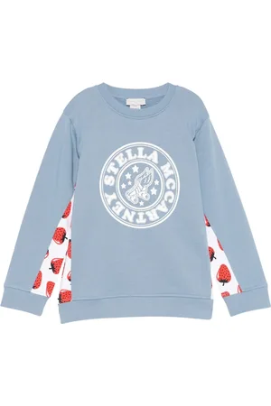 Stella McCartney Sweatshirts, female, , 4 Y, Strawberry Logo Sweatshirt Ss2025