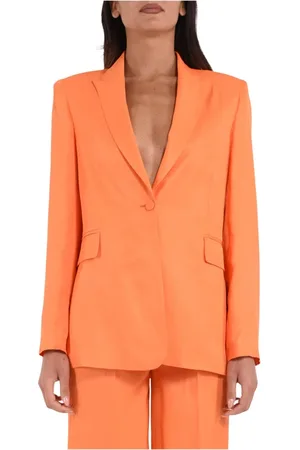 ACTUALEE Blazers, female, , S, Oversized Linen Jacket