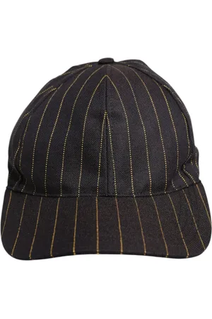 Dolce & Gabbana Caps, male, , 58 CM, Striped Cotton Baseball Cap