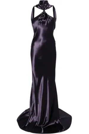 The Attico Asymmetrical Hemline Dress