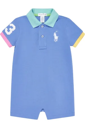 Ralph Lauren Body, male, , 6 M, Baby Boys Polo Romper in