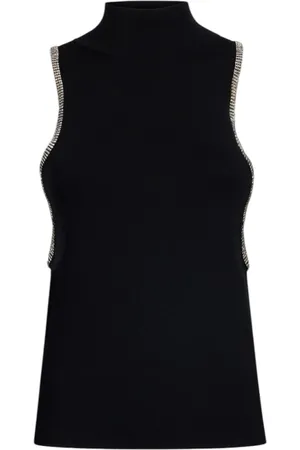 Liu Jo Sleeveless Tops, female, , M, Elegant Blend Fabric Fashion Style