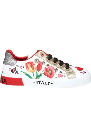 Dolce & Gabbana Sneakers, female, , 33 EU, Kids graffiti print gem Trainers