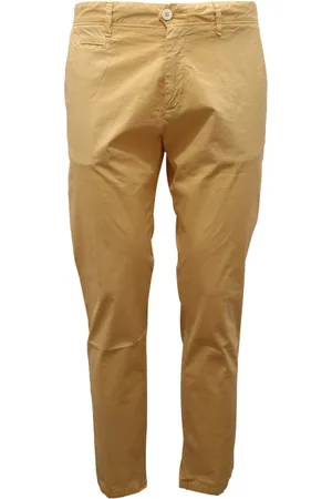 OFFICINA 36 Casual Trousers in Straw Model