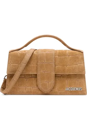 Jacquemus Handbags, female, , ONE SIZE, Crocodile Effect Shoulder Bag