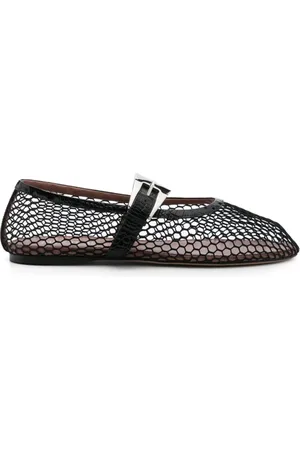 PARIS TEXAS Ballerinas, female, , 5 1/2 UK, Flat Shoes with Buckle Fastening
