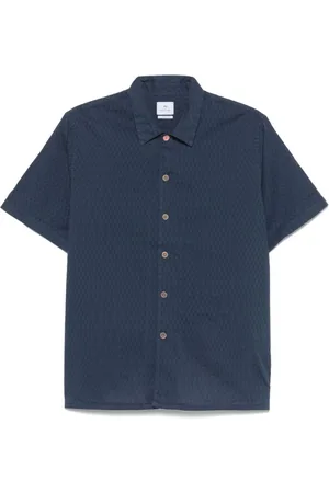 Paul Smith Short Sleeve Shirts, male, , M, Button-Up Shirt Short Sleeves