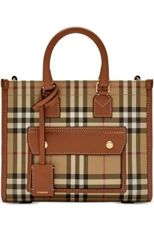 Burberry Multicolour Vintage Check Cotton Handbag