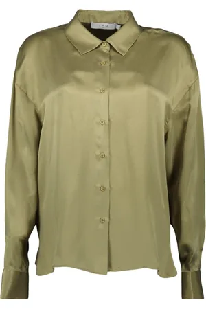 IRO Silk Jarila Shirt Khaki