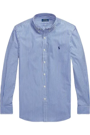 Ralph Lauren Formal Shirts, male, , L, Slim Fit Stretch Poplin Shirt